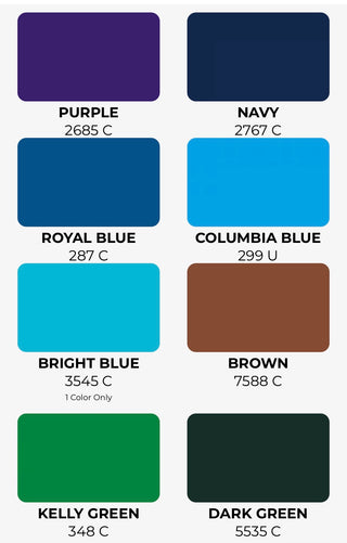 SINGLE COLOR SCREEN PRINT TRANSFERS