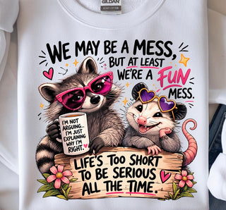 WE MAY BE A MESS