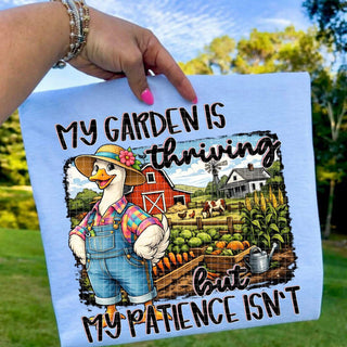 MY GARDEN IS THRIVING BUT MY PATIENCE ISN’T