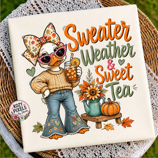 SWEATER WEATHER AND SWEET TEA