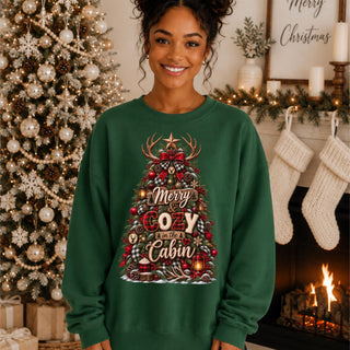 MERRY AND COZY IN A CABIN