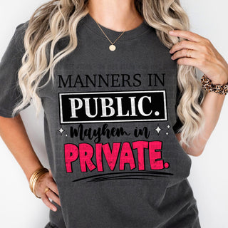 MANNERS IN PUBLIC