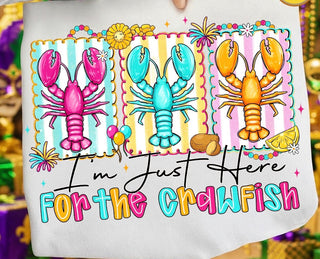 I’M JUST HERE FOR THE CRAWFISH