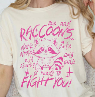 ME AND RACCOONS (SCREEN PRINT)