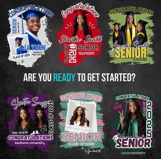 CUSTOMIZABLE GRADUATION (leave notes and message me for details)