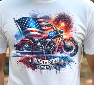 RED RIDE AND BLUE