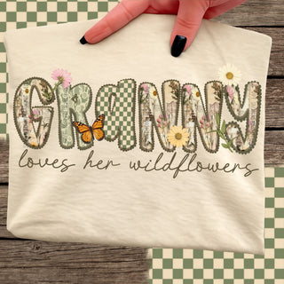 LOVES HER WILDFLOWERS (choose name from pics)