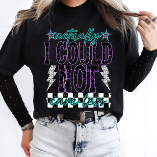 ACTUALLY I COULD NOT CARE LESS