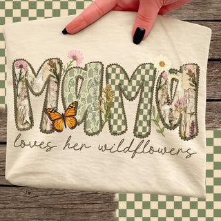 LOVES HER WILDFLOWERS (choose name from pics)
