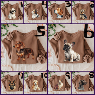 FAUX NEEDLEPOINT DOGS