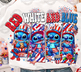 RED WHITE AND BLUE *