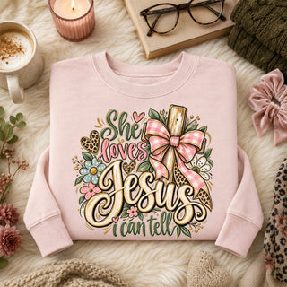 SHE LOVES JESUS I CAN TELL