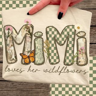 LOVES HER WILDFLOWERS (choose name from pics)
