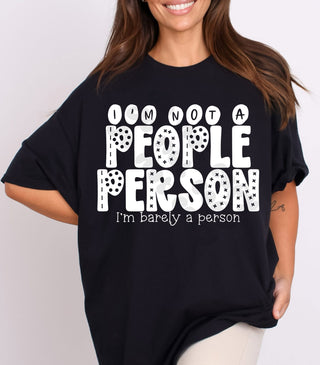 I’M NOT A PEOPLE PERSON
