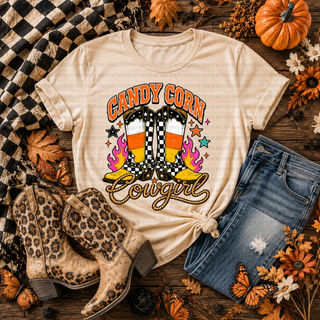 CANDY CORN COWGIRL