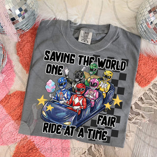SAVING THE WORLD ONE FAIR RIDE AT A TIME