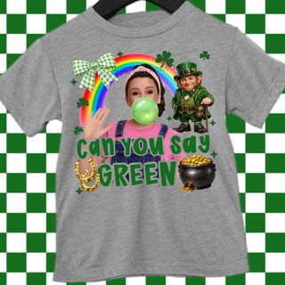 CAN YOU SAY GREEN