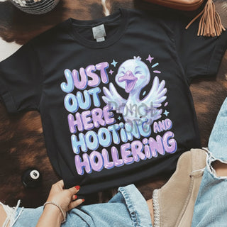 JUST OUT HERE HOOTIN ANNA HOLLERING