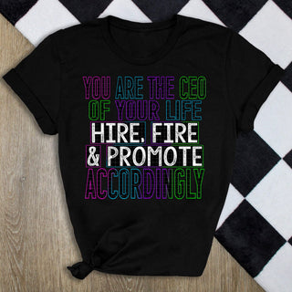HIRE FIRE PROMOTE