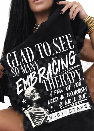 GLAD TO SEE SO MANY EMBRACING THERAPY